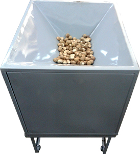 Automatic Supari Cutting Machine - supari in hoper